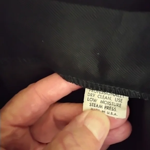 Emily Women's 8 Classic Black Straight Leg Career Fully Lined Pockets Pant - Picture 4 of 4